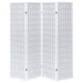 Roberto 4-Panel Room Divider Folding Shoji Screen White