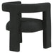 Petra Boucle Upholstered Accent Side Chair Black