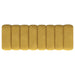 Summer Fabric Upholstered Tufted Accent Bench Mustard Yellow