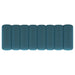 Summer Fabric Upholstered Tufted Accent Bench Peacock Blue