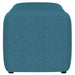 Summer Fabric Upholstered Tufted Accent Bench Peacock Blue