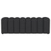 Summer Fabric Upholstered Tufted Accent Bench Charcoal