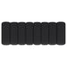 Summer Fabric Upholstered Tufted Accent Bench Charcoal