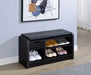 Arrington Storage Bench Black