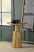 Ixia Round Solid Mango Wood Accent Side Table Natural