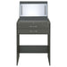 Danbury 3-drawer Makeup Vanity & Stool Set Grey High Gloss