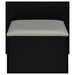 Flora 2-drawer Vanity Set with LED Mirror Black High Gloss