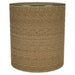 Halden Round Woven Seagrass Accent Side Table Light Brown