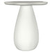 Perth 20-inch Side Table with Cloud-Shaped Top Off White