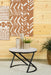 Miguel Round Marble Top Coffee Table White and Black