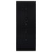 Cabra 4-door LED Curio Display Cabinet Black High Gloss