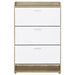Denia 3-tier Engineered Wood Shoe Cabinet White