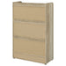 Denia 3-tier Engineered Wood Shoe Cabinet White