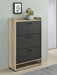Denia 3-tier Engineered Wood Shoe Cabinet Grey