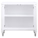 Cardella 2-door Mandala Accent Cabinet Distressed White