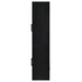 Riva 4-door Tall Accent Display Cabinet LED Lighting Black