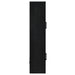 Riva 4-door Tall Accent Display Cabinet LED Lighting Black