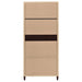 Wadeline 2-door Tall Accent Storage Cabinet Rustic Tobacco