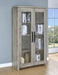 Alejo 2-door Engineered Wood Tall Cabinet Grey Driftwood