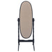 Foyet Wood Adjustable Full Length Cheval Mirror Black
