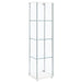 Bellatrix 3-shelf Clear Glass Curio Cabinet White
