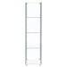 Bellatrix 3-shelf Clear Glass Curio Cabinet White