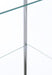 Bellatrix 3-shelf Clear Glass Curio Cabinet White