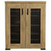 Bristol 6-shelf Engineered Wood Shoe Cabinet Golden Oak