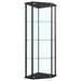 Zenobia 4-shelf Curio Cabinet Display Case Black