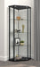Zenobia 4-shelf Curio Cabinet Display Case Black