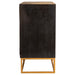 Zara 2-door 40-inch Wood Accent Storage Cabinet Black Walnut