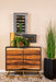 Zara 2-door 40-inch Wood Accent Storage Cabinet Black Walnut