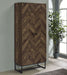 Carolyn 2-door Engineered Wood Accent Cabinet Rustic Oak