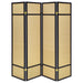 Pearce 4-panel Bamboo Room Divider Folding Screen Natural
