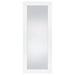 Cadence Tempered Glass Full Length Mirror White High Gloss