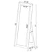 Cadence Tempered Glass Full Length Mirror Grey Washed Oak