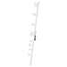 Zayan 32 x 71 Inch Floor Mirror LED Lighting White Gloss