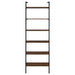 Owens 96-inch 6-shelf Wall Bookshelf Walnut