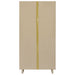 Dalton 65-inch 6-shelf Bookcase White and Distressed Pine