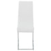 Montclair Upholstered Dining Side Chair White (Set of 4)
