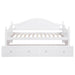 Julie Ann Wood Twin Daybed with Trundle White