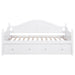 Julie Ann Wood Twin Daybed with Trundle White