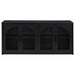 Riva 4-door Dining Sideboard Buffet Storage Credenza Black