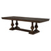 Ridgewell Rectangular Trestle Dining Table Dark Oak