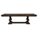 Ridgewell 7-piece Rectangular Trestle Dining Set Dark Oak