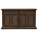 Ridgewell 2-drawer 4-door Dining Server Dark Oak
