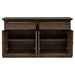 Ridgewell 2-drawer 4-door Dining Server Dark Oak