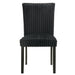 Dermott Upholstered Parson Dining Side Chair Black (Set of 2)