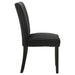 Dermott Upholstered Parson Dining Side Chair Black (Set of 2)