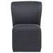Jaelynn Upholstered Parsons Dining Side Chair Charcoal (Set of 2)